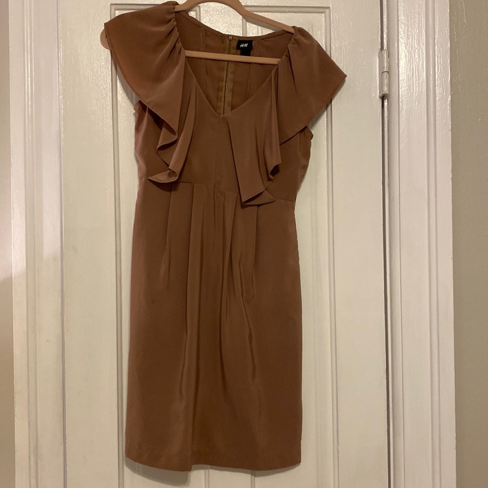 Tan dress from H&M